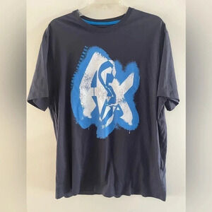 ARMANI EXCHANGE Men's AX Graffiti Graphic Tee